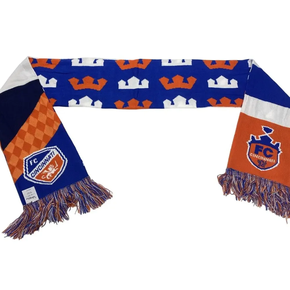FC Cincinnati Forever Winter Knit Scarf Idegy30 MLS Soccer FCC Fan Gear